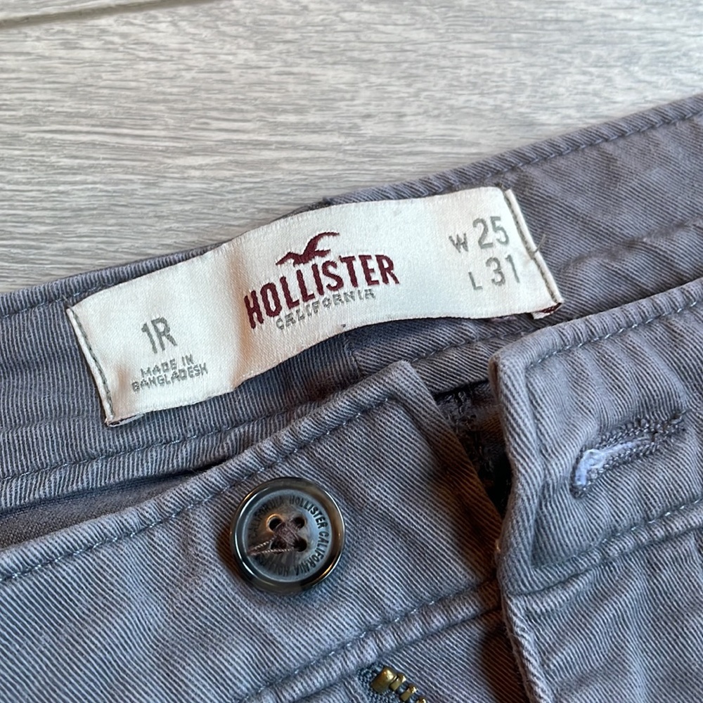 Women’s Hollister grey slim pant - lower rise